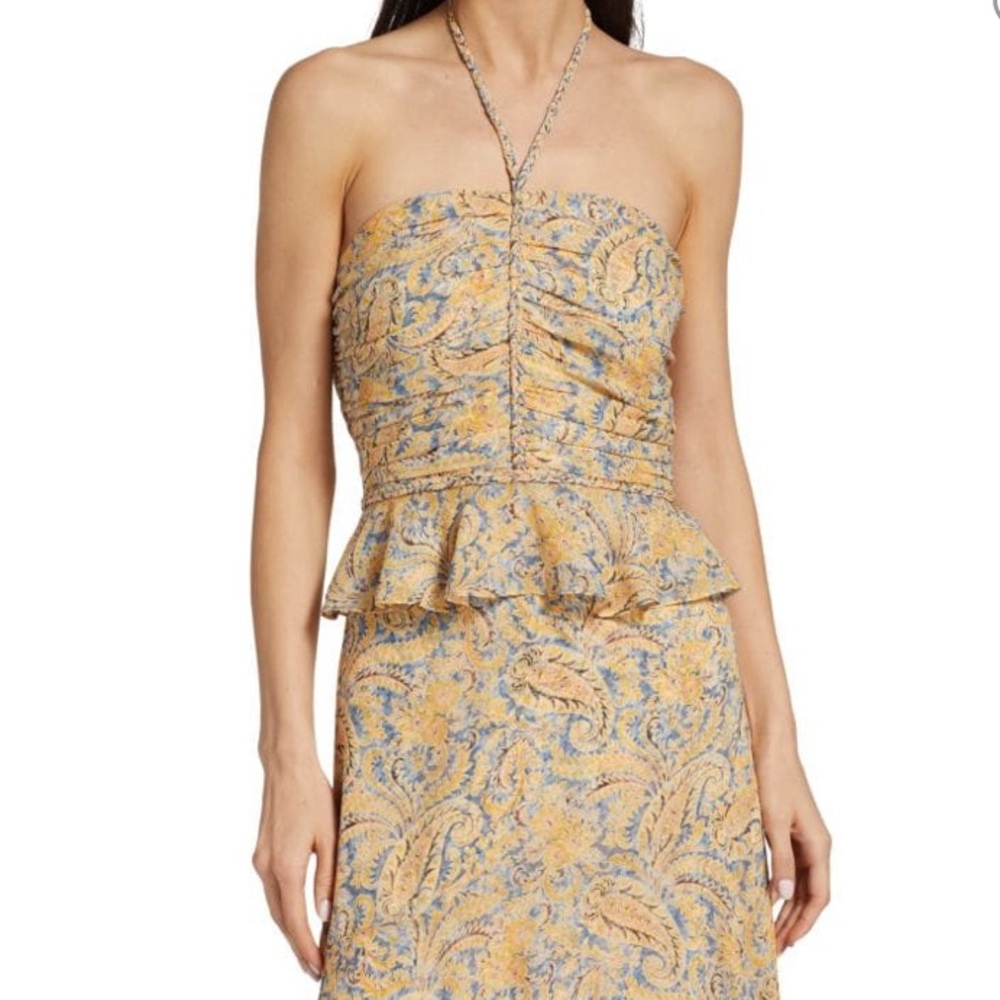 NWT Veronica Beard Arriene Halter Top